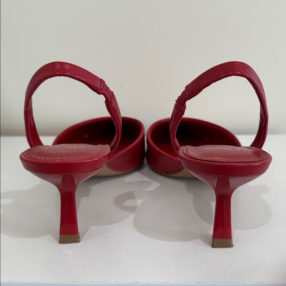 Mango Leather Slingback Heels - Picture 4 of 4